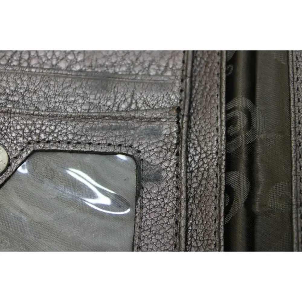 Brighton Wallet Pretty Tough Heritage Collection Pewter Silver Studded Gray Zip